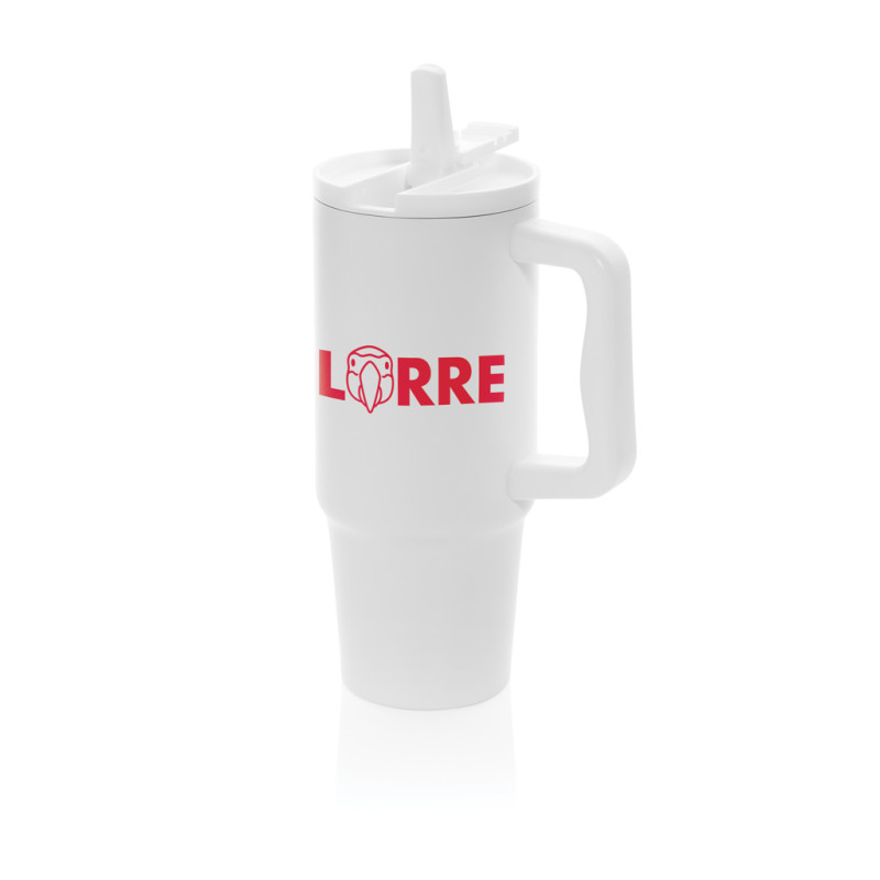 Embrace nepretekajúci tumbler z recykl. nerez. ocele 900ml biela 4