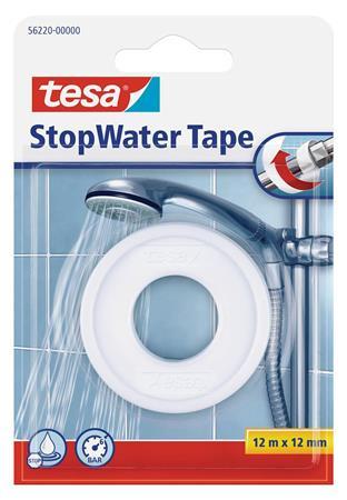 Páska neprepúšťajúca vodu, inštalatérska, 2 mm x 12 m, TESA, "StopWater Tape", biela