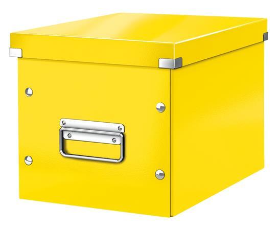 Krabica, veľkosť M, LEITZ "Click&Store", žltá