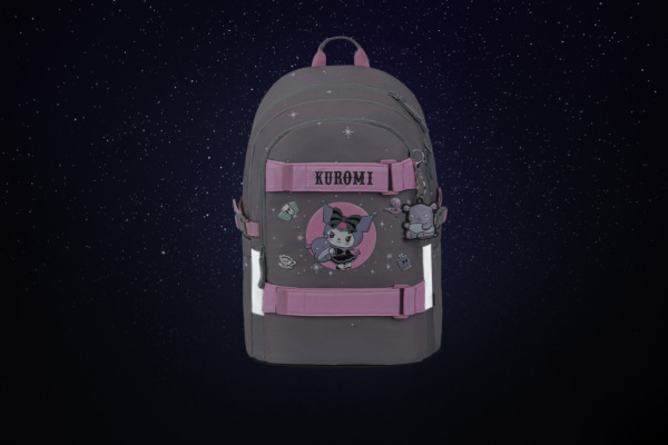 BAAGL SADA 3 Skate Kuromi Grey: batoh, peračník, športová taška GRS 8