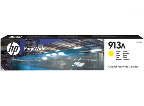 F6T79AE náplň pre PageWide 352, 377, PageWide Pro 452, 477 tlačiarne, HP 913, žltá, 3,5k