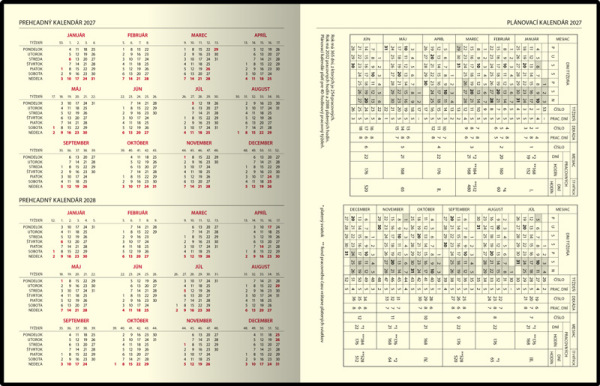 Manager diár A4 NEAPOL hnedý 2027 6