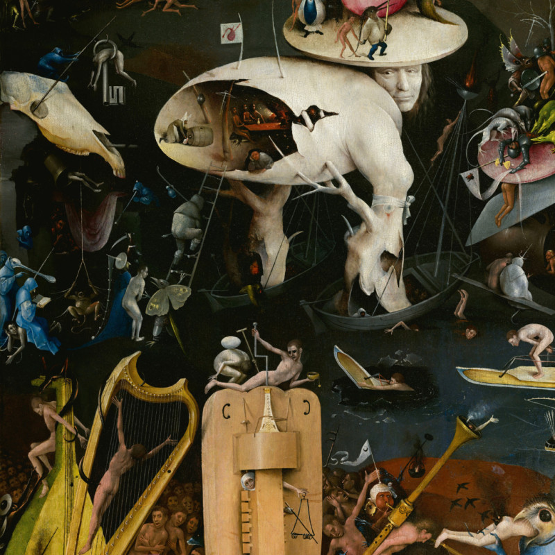 NOTIQUE Poznámkový kalendár Hieronymus Bosch 2026, 30 x 30 cm 13
