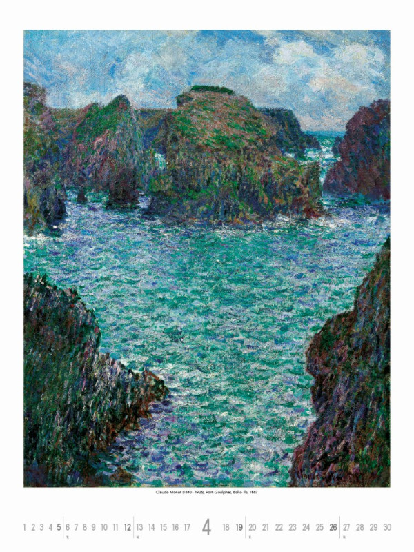 Nástenný kalendár Impressionists 2026 5