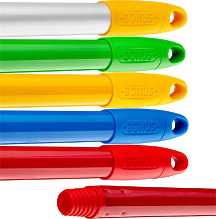 Rukoväť, závitová, aluchrómová, 140 cm, BONUS „Heavy Duty“, červená 4