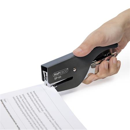 Zošívačka, ručná, 21/4, 12 listov, RAPESCO "SP-64", čierna 2