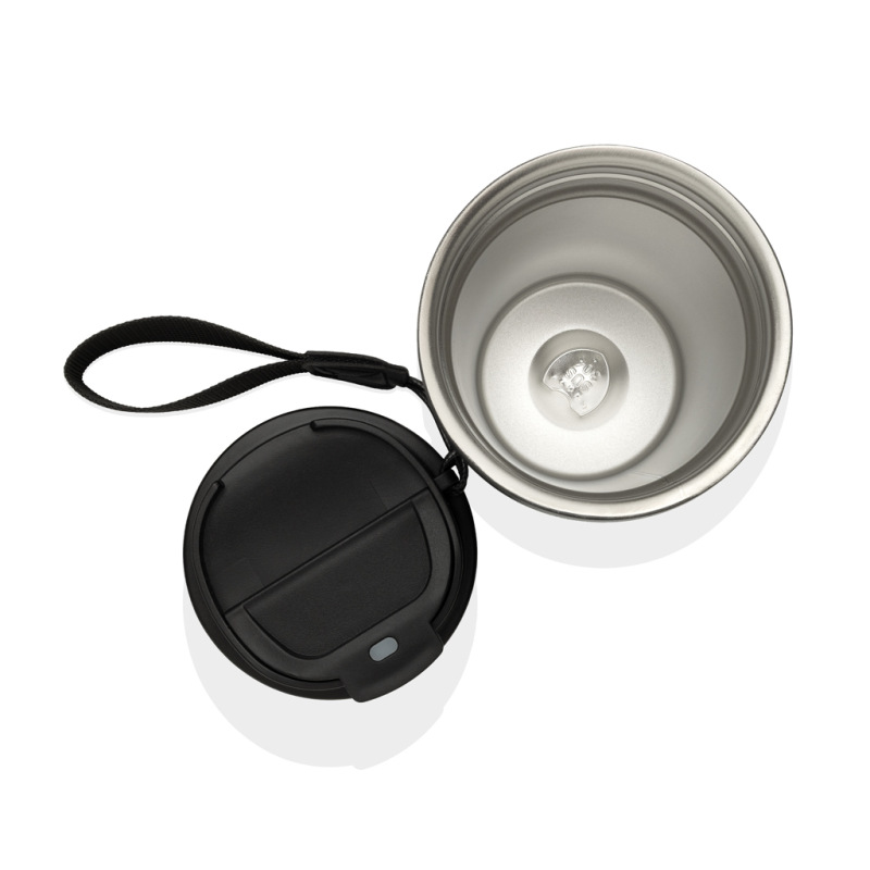 Swiss Peak RCS cert. Luxusná business sada s termohrnčekom čierna 6