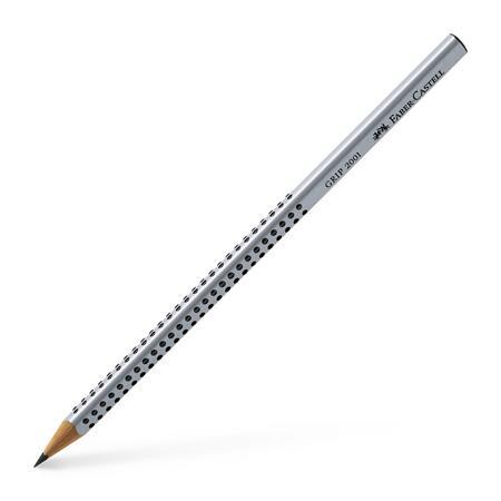 Grafitová ceruzka, 2B, trojhranný tvar, FABER-CASTELL "Grip 2001"