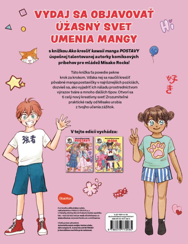 Ako kresliť KAWAII MANGA: POSTAVY – Krok za krokom s MISAKO 2