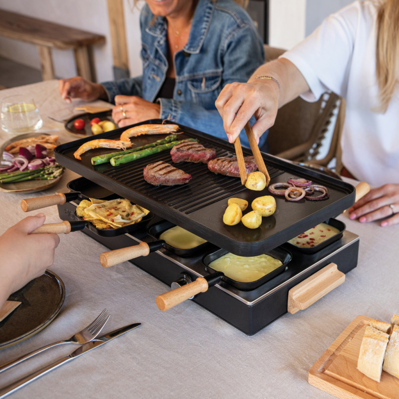 BOSKA Raclette Gourmet Party pre 8 osôb čierna 6