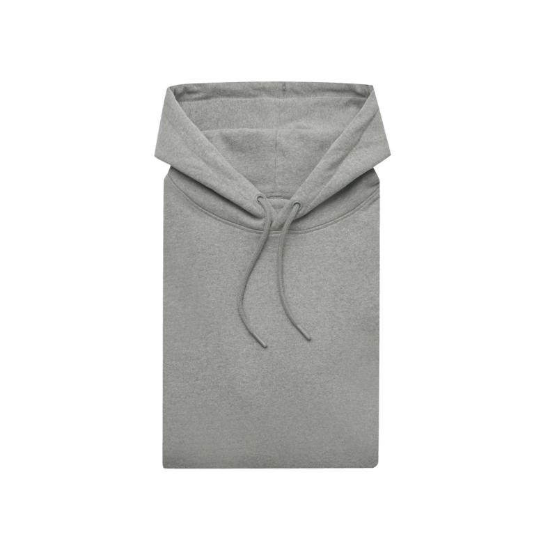 Nefarbená mikina s kapucňou Iqoniq Torres z recykl. bavlny heather grey XL 4