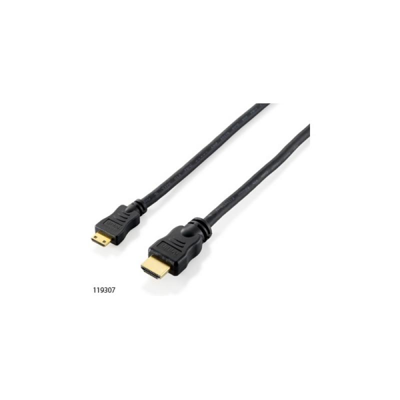 Kábel HDMI a HDMI-mini, 2 m, EQUIP