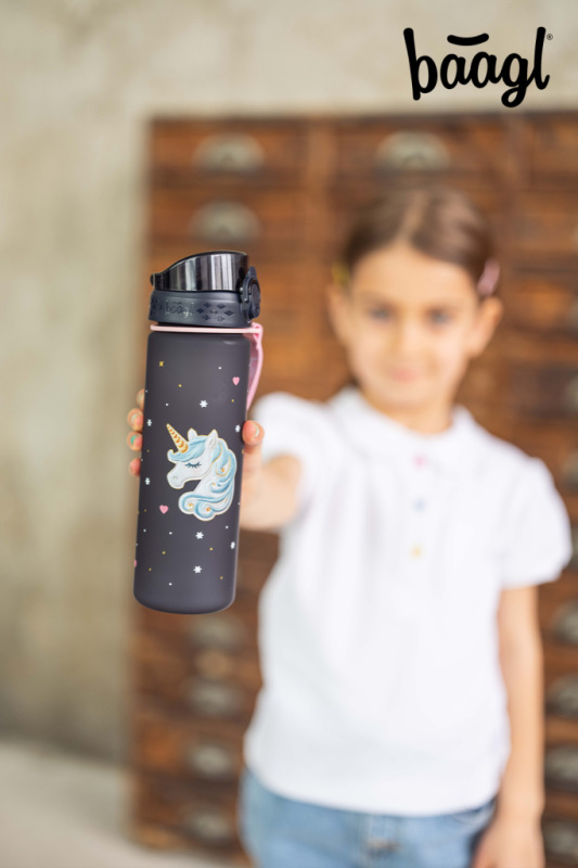 BAAGL Tritanová fľaša na nápoje Unicorn Gold, 500 ml 6