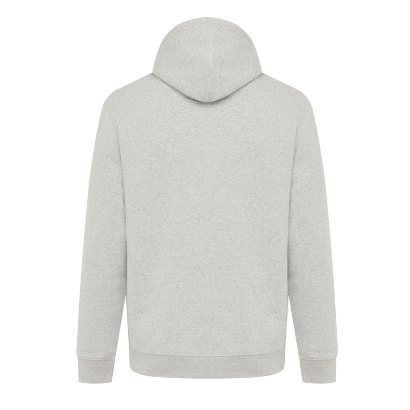 IQONIQ Joshua Unisex mikina s kapucňou z rec. bavlny light heather grey XXXL 3