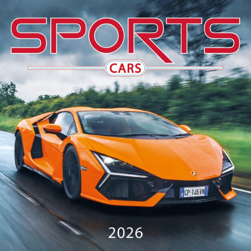 Nástenný kalendár Sports Cars 2026 1