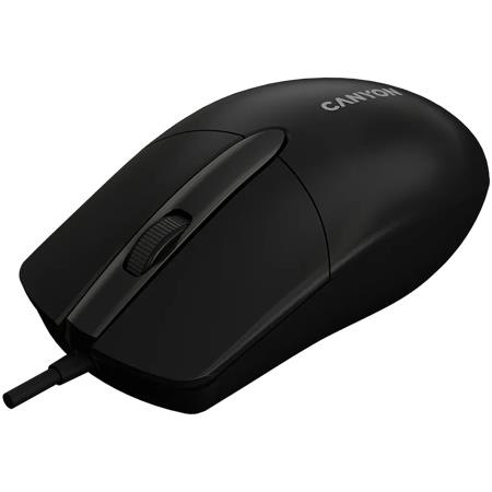 Myš, drôtová, optická, USB, CANYON "M-5", čierna 4