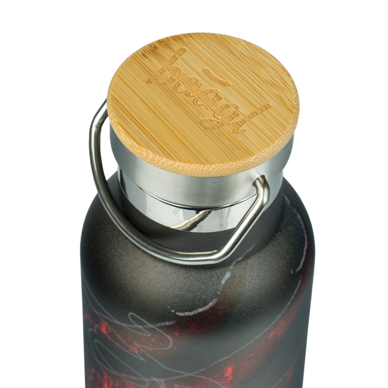 BAAGL Termofľaša s bambusovým viečkom Láva, 500 ml 1