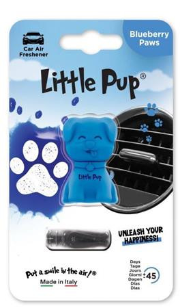 Osviežovač vzduchu do auta, LITTLE PUP "Blueberry Paws", modrý