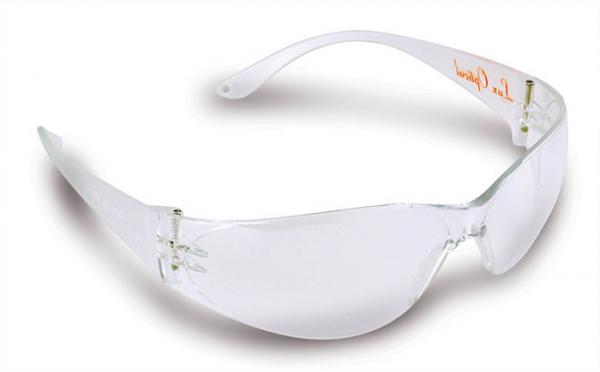 . Ochranné okuliare, s priehľadným sklom, "Pokelux"