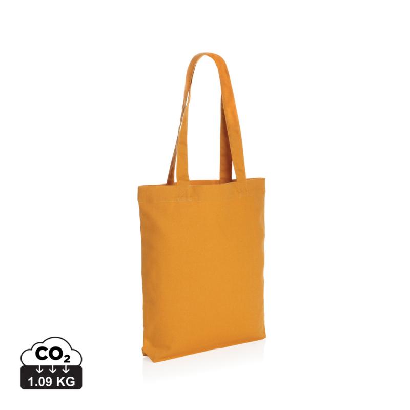 Tote bag Impact z 285g recykl. canvas sundial orange