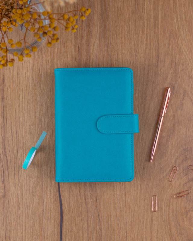 NOTIQUE Refill – Weekly Ring Bound Planner 2027, turquoise, 12,5 x 19 cm 2
