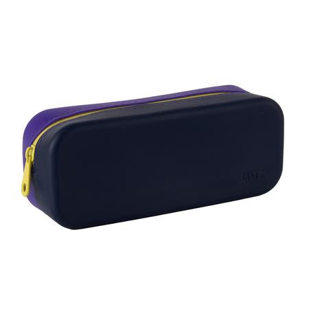 Peračník, displej, na zips, silikónový, dvojfarebný, APLI "Vibrant", mix farieb 2