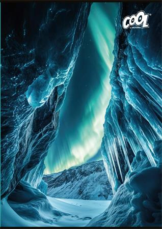 Zošit, A4, linajkový, 80 listov, COOL BY VICTORIA "Polar Night" 2