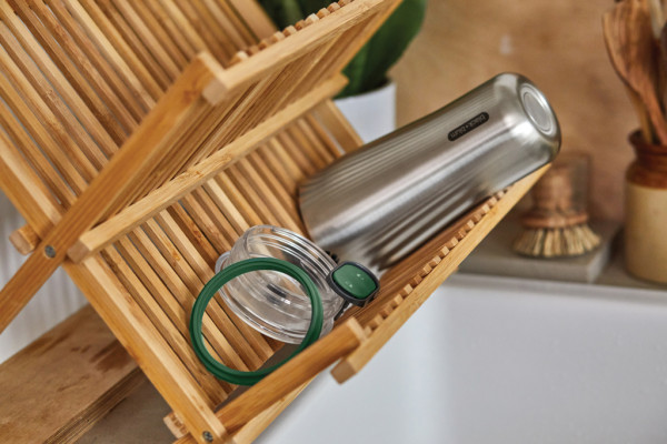 Cestovný nerezový termo hrnček 600ml Black+Blum olivovo zelená 17