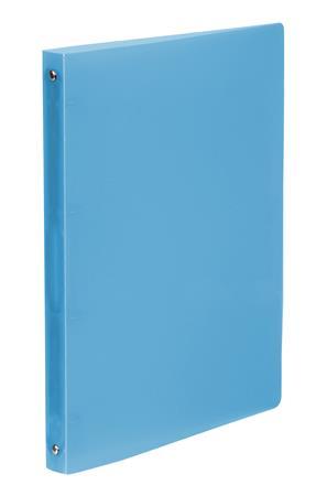 Krúžkový šanón, 4 krúžky, 25 mm, A4, PP, VIQUEL "Propyglass", modrá
