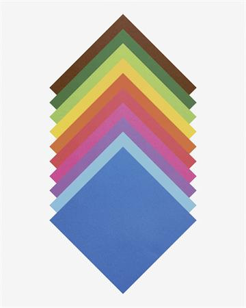 Origami papier, 20x20 cm, 70 g, 100 listov, FOLIA, rôzne farby 4