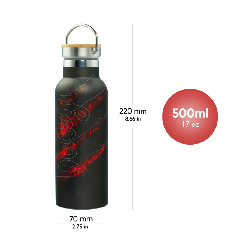 BAAGL Termofľaša s bambusovým viečkom Láva, 500 ml 3