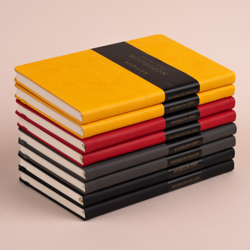 NOTIQUE Notes Červený, bodkovaný, 13 x 21 cm 5