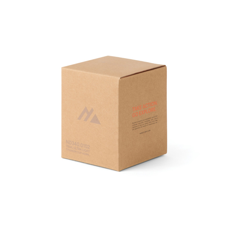 Nordic Drift Trail Ultra Ľahký Titánový Hrnček 450 ml strieborná 3