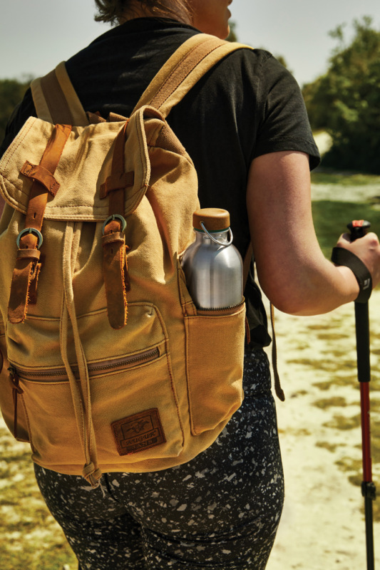 Oceľová fľaša na vodu 600 ml Black+Blum olivovo zelená 6