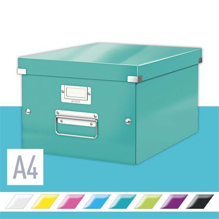 Odkladací box, A4, LEITZ "Click&Store", ľadovo modrá