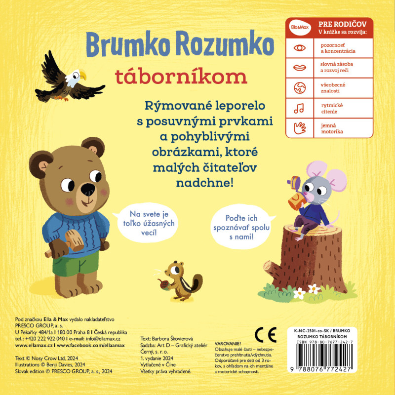 BRUMKO ROZUMKO TÁBORNÍKOM – Obrázky s pohyblivými prvkami 3