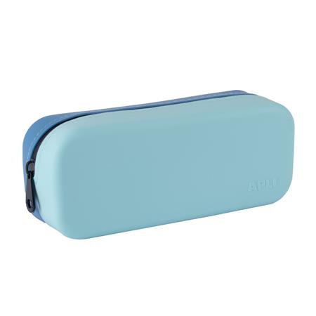 Peračník, displej, na zips, silikónový, dvojfarebný, APLI "Vibrant", mix farieb 8