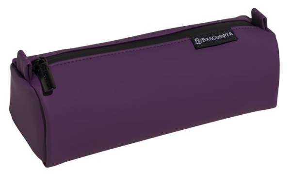 Peračník, na zips, polkruh, EXACOMPTA "Titane", mix farieb 3