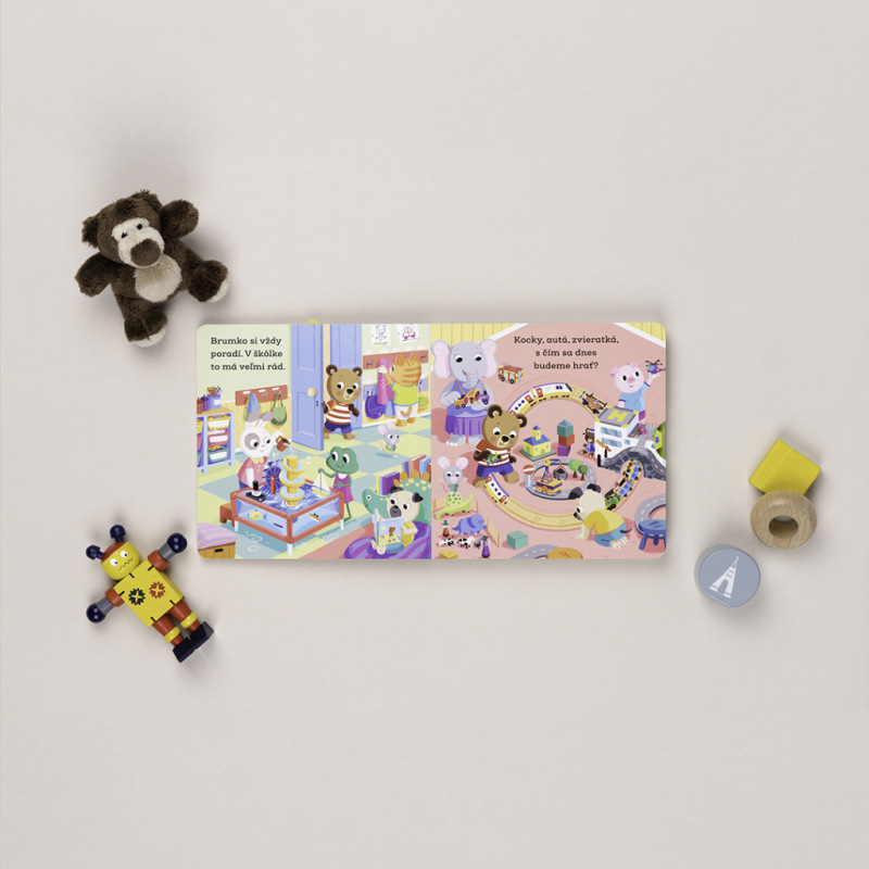 BRUMKO ROZUMKO ŠKÔLKAROM – Obrázky s pohyblivými prvkami 3