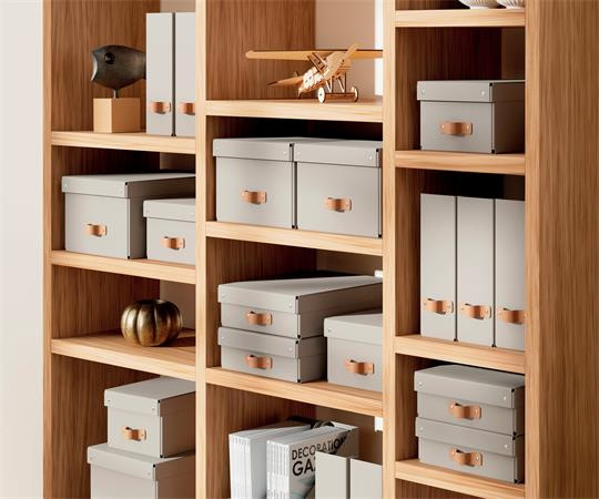 Úložný box, veľkosť S, LEITZ "Puro", pieskový 5