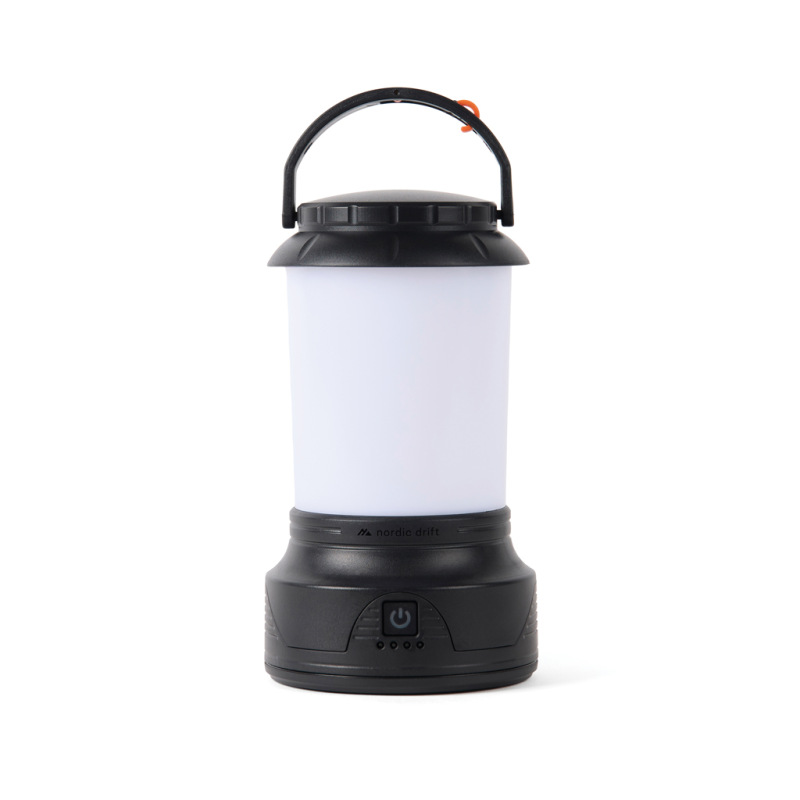 Nordic Drift Everest RCS Jasná kempingová lampa s kľukou čierna 3