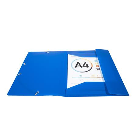 Doska s gumičkou, PP, A4, EXACOMPTA "Opaque", modrá 3