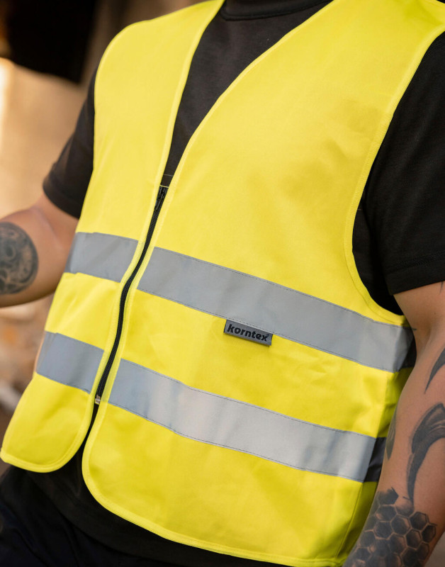 Bezpečnostná vesta so zipsom "Cologne" 2