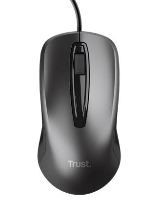 Myš, drôtová, optická, TRUST, čierna 1