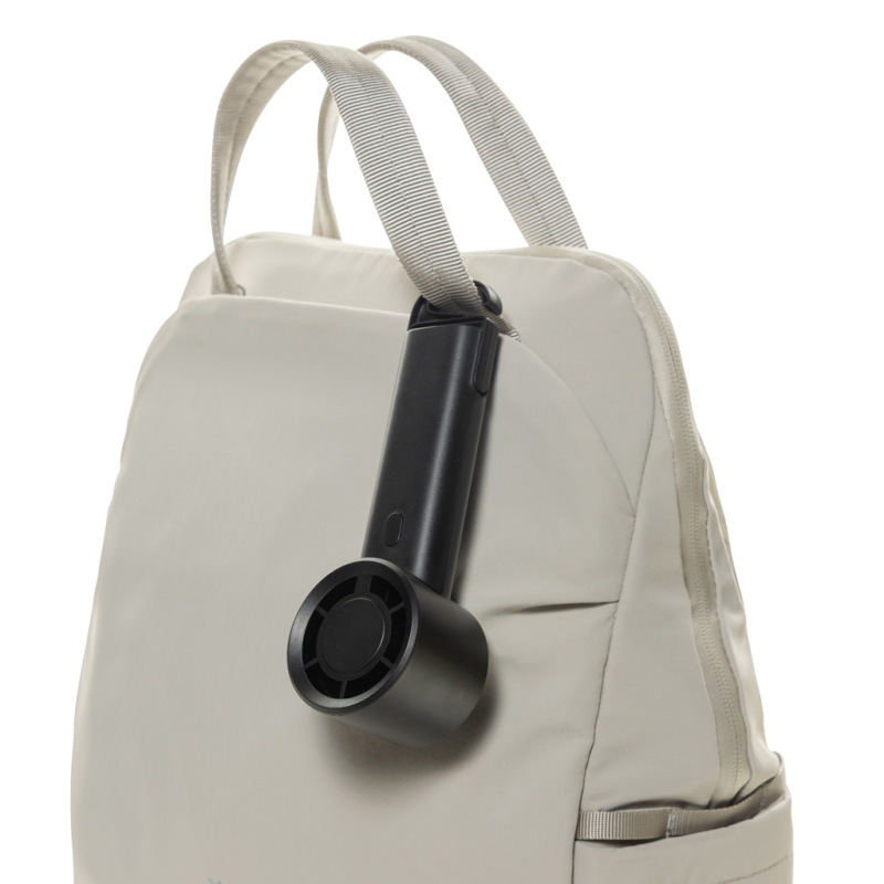 Twist RCS prenosný nabíjateľný ventilátor z rec. plastu čierna 3