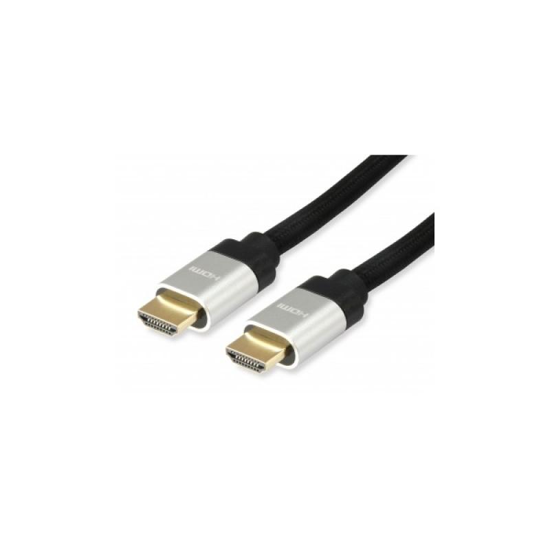 Kábel HDMI 2.1, extrémne rýchly, pozlátený, 3 m, EQUIP