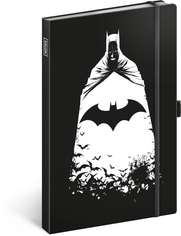 NOTIQUE Notes Batman, linajkovaný, 13 x 21 cm