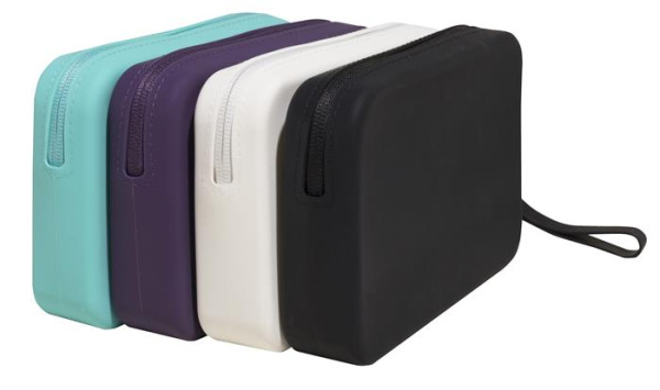 Peňaženka, silikónová, 15x9x2,5 cm, EXACOMPTA "Titane", mix farieb 1