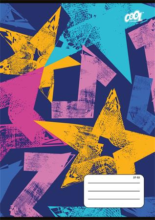 Zošit, A5, štvorčekový, 32 listov, COOL BY VICTORIA "Pop Stars", "27-32" 1