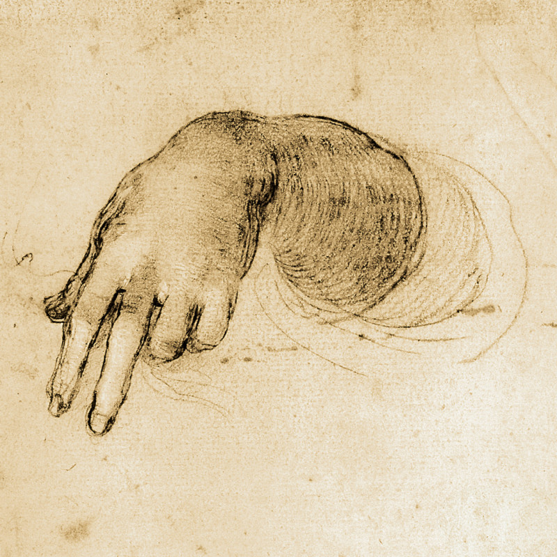 NOTIQUE Poznámkový kalendár Leonardo da Vinci 2026, 30 x 30 cm 11